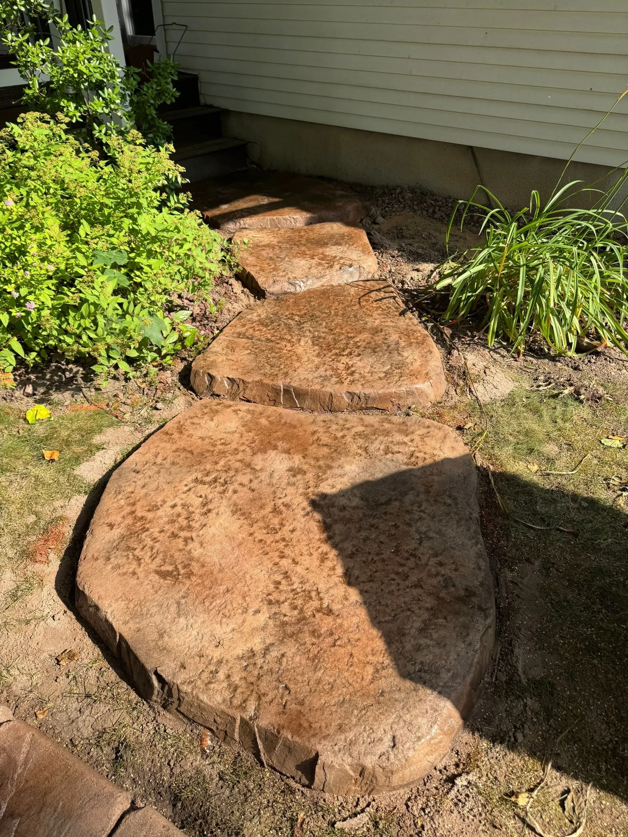 Professional curbing repair work
