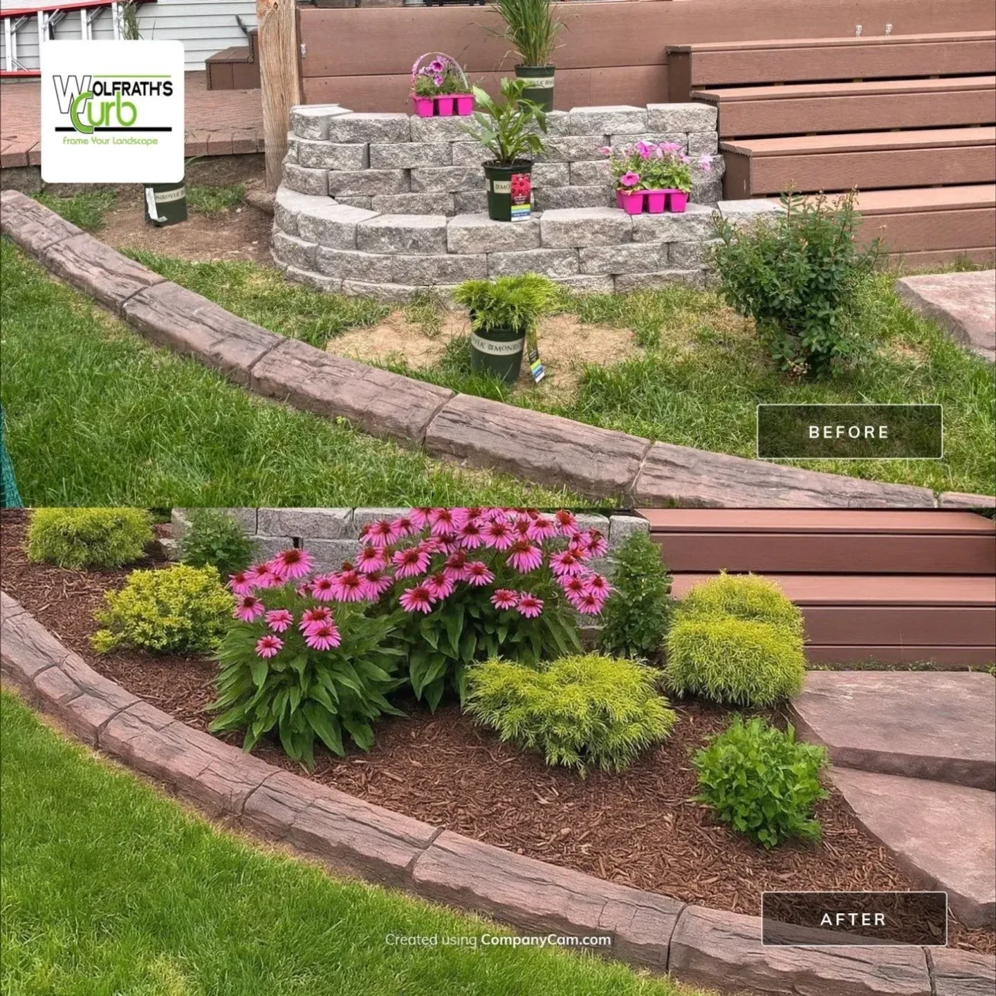 Landscape curbing work environment at Elite Custom Curb